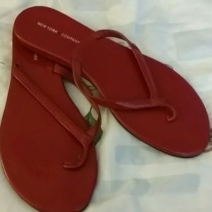 Red Sandals size 10